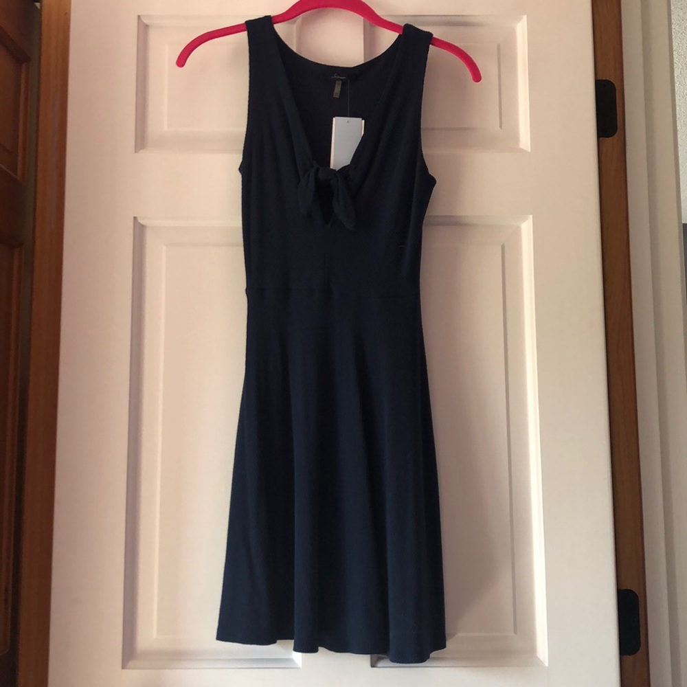 Drak blue sun dress